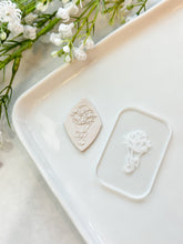 Load image into Gallery viewer, Tulip Bouquet Acrylic Texture Tile | Acrylic Embossing Stamp