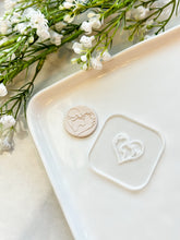 Load image into Gallery viewer, Heart World Acrylic Texture Tile | Acrylic Embossing Stamp