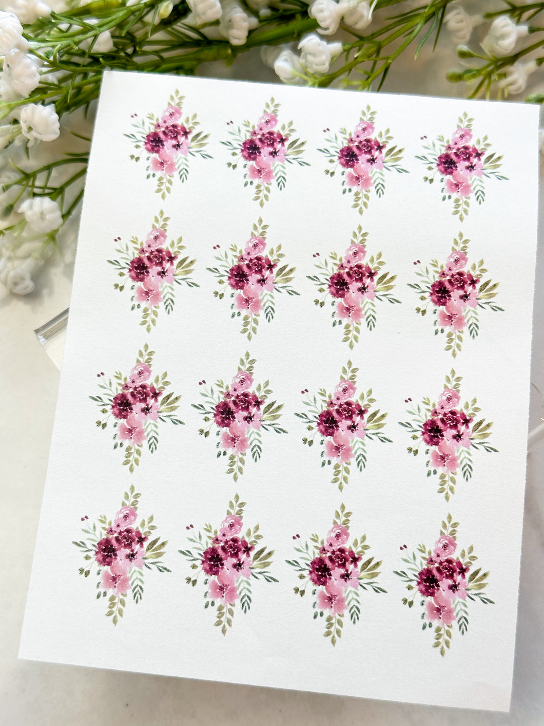 Transfer Paper 229 Roses Bouquet | Image Water Transfer