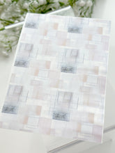 Load image into Gallery viewer, Transfer Paper 345 Beige Squares | Image Water Transfer
