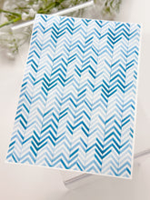 Load image into Gallery viewer, Transfer Paper 347 Blue Chevron | Image Water Transfer
