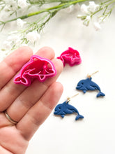 Load image into Gallery viewer, Dolphin Detailed Polymer Clay Cutter