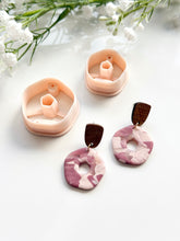 Load image into Gallery viewer, Pentagon Donut Polymer Clay Cutter with Drill Guides