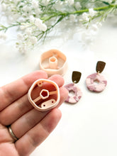 Load image into Gallery viewer, Pentagon Donut Polymer Clay Cutter with Drill Guides