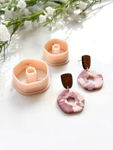 Load image into Gallery viewer, Pentagon Donut Polymer Clay Cutter with Drill Guides