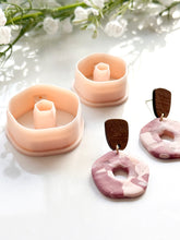 Load image into Gallery viewer, Pentagon Donut Polymer Clay Cutter with Drill Guides