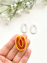 Load image into Gallery viewer, Detailed Oval Donut Polymer Clay Cutter