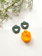 Load image into Gallery viewer, Art Deco Donut Polymer Clay Cutter