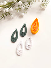 Load image into Gallery viewer, Leafy Drop Donut Polymer Clay Cutter