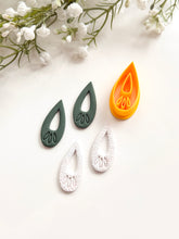 Load image into Gallery viewer, Leafy Drop Donut Polymer Clay Cutter