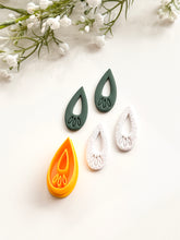 Load image into Gallery viewer, Leafy Drop Donut Polymer Clay Cutter