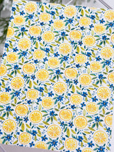Load image into Gallery viewer, Transfer Paper 682 Lemon Slices & Blue Flowers | Image Water Transfer