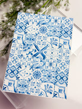 Load image into Gallery viewer, Transfer Paper 702 Blue Mediterranean Tiles | Image Water Transfer