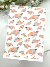 Load image into Gallery viewer, Transfer Paper 486 Turtles | Image Water Transfer