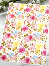 Load image into Gallery viewer, Transfer Paper 496 Flower Pastels | Image Water Transfer