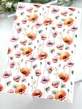 Load image into Gallery viewer, Transfer Paper 510 Poppy Flowers | Image Water Transfer