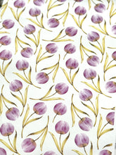 Load image into Gallery viewer, Transfer Paper 511 Purple Tulips | Image Water Transfer