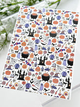 Load image into Gallery viewer, Transfer Paper 333 Halloween Pattern #1 | Image Water Transfer