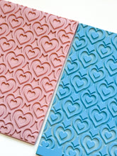 Load image into Gallery viewer, Endless Hearts Rubber Texture Mat for Polymer Clay