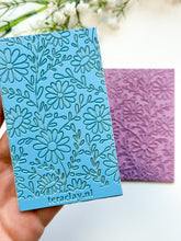 Load image into Gallery viewer, Chamomile Floral Rubber Texture Mat for Polymer Clay