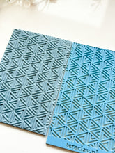Load image into Gallery viewer, Geometric Triangle Rubber Texture Mat for Polymer Clay