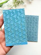 Load image into Gallery viewer, Geometric Triangle Rubber Texture Mat for Polymer Clay