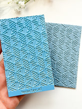 Load image into Gallery viewer, Geometric Triangle Rubber Texture Mat for Polymer Clay