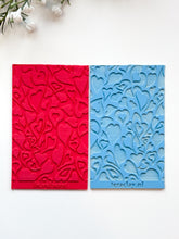Load image into Gallery viewer, Wavy Hearts Rubber Texture Mat for Polymer Clay