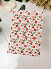 Load image into Gallery viewer, Transfer Paper 136 Red & Orange Florals | Floral Image Water Transfer