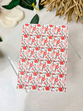 Load image into Gallery viewer, Transfer Paper 137 Red Flowers | Floral Image Water Transfer