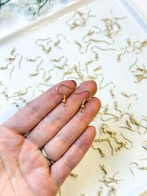 Load image into Gallery viewer, 18K Gold Plated Surgical Stainless Steel Fish Hooks 50pcs/bag