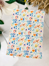 Load image into Gallery viewer, Transfer Paper 169 Orange Watercolor Florals | Floral Image Water Transfer