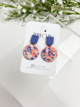 Load image into Gallery viewer, The Round Marble Dangles (also in silver)