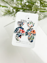 Load image into Gallery viewer, The Flower Trio Dangles (also in silver)