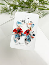 Load image into Gallery viewer, The Flower Trio Dangles (also in silver)