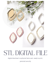 Load image into Gallery viewer, -STL Digital File- Rhombus Embedded Polymer Clay Cutter PCC1777