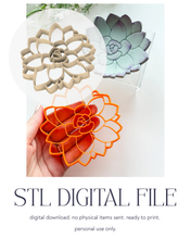 Load image into Gallery viewer, -STL Digital File- Succulent Trinket Dish/Coaster Clay Cutter PCC1657