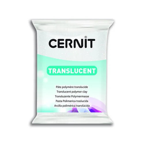 Cernit 56g Translucent Glitter White 010