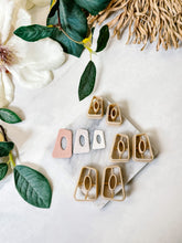 Load image into Gallery viewer, Rounded Geometric Donut Polymer Clay Cutters