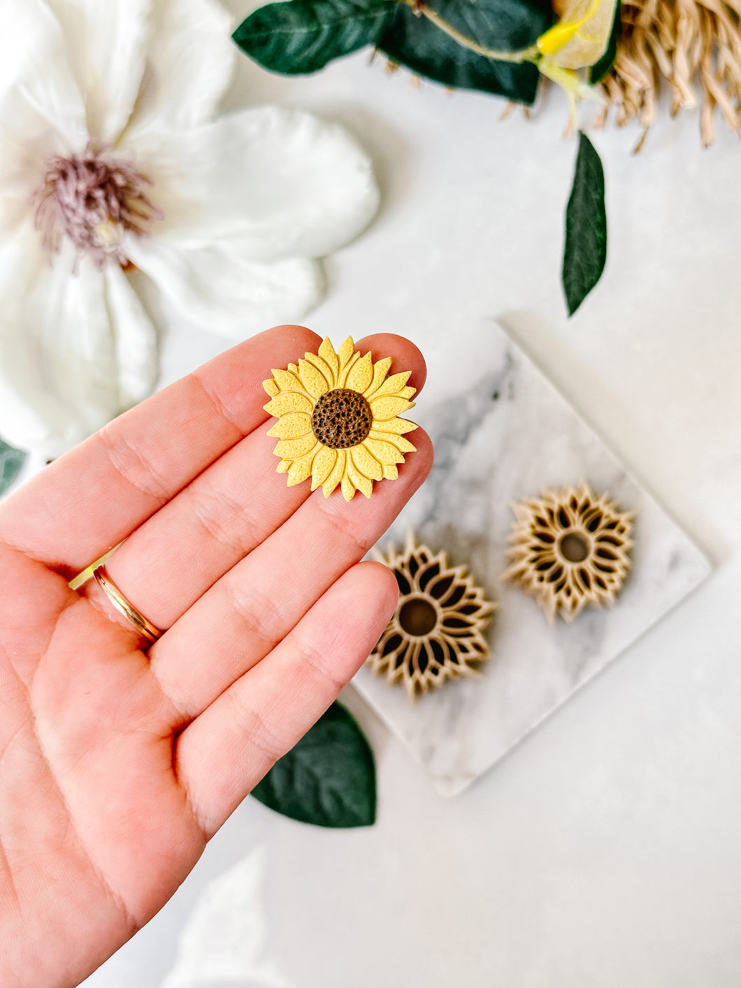 Sunflower Polymer Clay Cutters