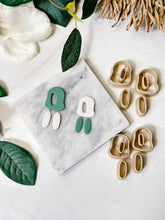 Load image into Gallery viewer, Abstract Donut Dangle Polymer Clay Cutters