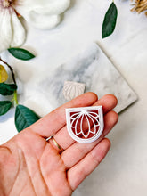 Load image into Gallery viewer, Framed Lotus Arch Polymer Clay Cutters