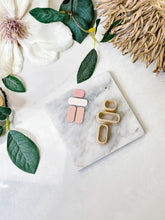 Load image into Gallery viewer, Rounded Geometric Dangle Polymer Clay Cutters
