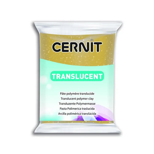 Cernit 56g Translucent Glitter Gold 050