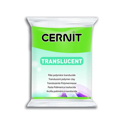 Cernit 56g Translucent Lime Green 605