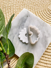 Load image into Gallery viewer, Half Flower Polymer Clay Cutter