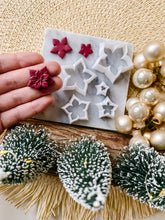 Load image into Gallery viewer, Poinsettia Christmas Flower Polymer Clay Cutter
