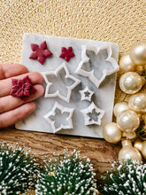 Load image into Gallery viewer, Poinsettia Christmas Flower Polymer Clay Cutter