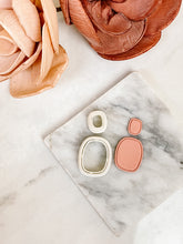 Load image into Gallery viewer, Organic Framed Rounded Rectangular Dangle Polymer Clay Cutter Set