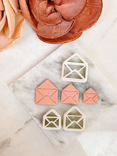 Load image into Gallery viewer, Open Love Letter Envelope Valentine’s Polymer Clay Cutter